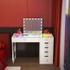 VANITII Diana Vanity Desk Pro, White - 3 of 4