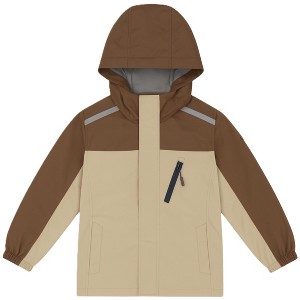 CLIFFS Big Boys' Lightweight Reflective Stripe Rain Jackets - 1 of 3