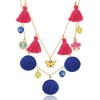 Disney Encanto Double-Strand Pom Pom, Tassel, and Charm Necklace Necklace - 4 of 4