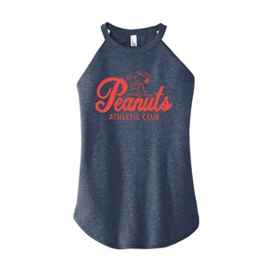 Women's - Peanuts - Snoopy Baseball Athletic Club Graphic High Neck Tank - 1 of 3