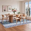 Washable Vintage Printed Rug Non Slip Low Pile Rug Soft Retro Throw Floor Cover Foldable Indoor Carpet for Living Room Bedroom - 3 of 4