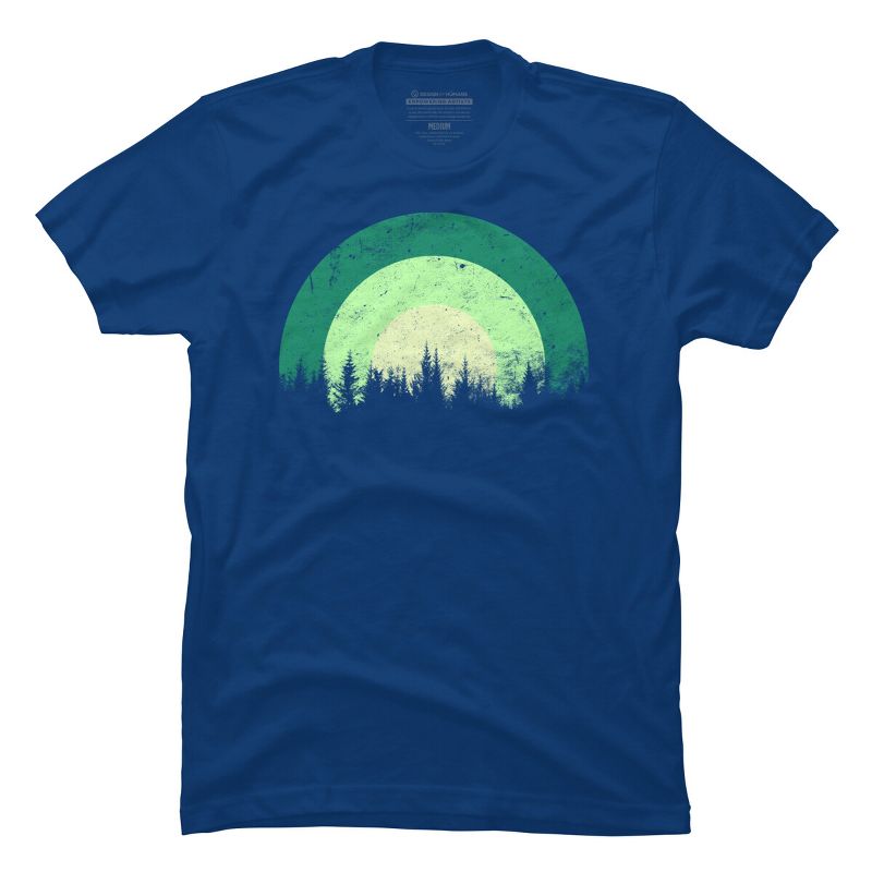 Men's Design By Humans Evergreen Forest By sustici T-Shirt, 1 of 4