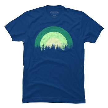 Men's Design By Humans Evergreen Forest By sustici T-Shirt