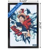 Trends International One Piece: Fishman Island - Luffy Punch Framed Wall Poster Prints - 3 of 4