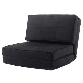 Costway Folding Sleeper Bed Ottoman Lounge Chair W/6 Position Adjustment :  Target