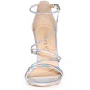 Allegra K Women's Strappy Stiletto Ankle Strap Sandals - 2 of 4