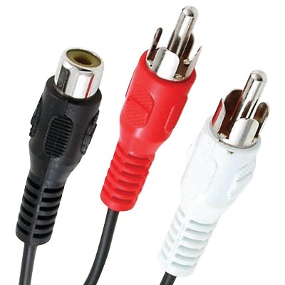 Axis RCA Y-adapter (2 RCA Plugs To 1 RCA Jack) PET20-7020