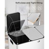 Stainless Steel Trash Can with Three Compartments, Pedal Operation, and Lids for Recycling in Home, Office, Restaurant, School - 4 of 4