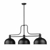 Z-Lite Melange 3 - Light Pendant in  Matte Black - 3 of 4