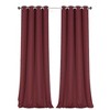 GoodGram 2 Pack Hotel Thermal Grommet 100% Blackout Window Curtain Panels - 2 of 2