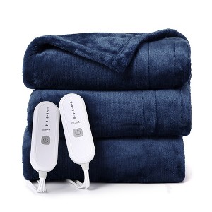 Whizmax Heated Blanket Electric Throw, Flannel Heating Blankets - 1 of 3