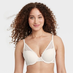 Women's Lace Push-Up Plunge Bra - Auden™ - 1 of 4