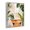 Stupell Industries Tropical Plants & Bathtub, 11" x 14" - 3 of 4
