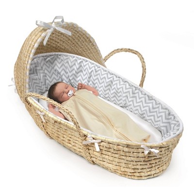 gray moses basket