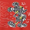 Boys' - Disney - Mickey Mouse Pattern Silhouette Long Sleeve Graphic T-Shirt - 2 of 4
