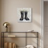 Art Remedy Rainboots and Daisies Chic Farmhouse Wall Art Unframed - 2 of 4