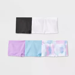 Girls' 5pk Seamless Boyshort Underwear - art class™ Blue