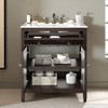 30" Bathroom Vanity with Ceramic Sink, Adjustable Shelf, Tip-Out Tray, Soft-Close Drawers, Solid Wood Tapered Legs - 4 of 4