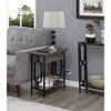 Omega Flip Top End Table with Charging Station - Breighton Home - 2 of 4