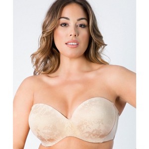 Curvy Couture Strapless Sensation Multi-way Push Up Bra - 1 of 4