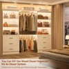 Aheaplus 71'' Tall Storage Bookcase, Bookshelf with 3-Tier Open Shelves and 3 Drawers, Wood Storage Cabinet - 4 of 4
