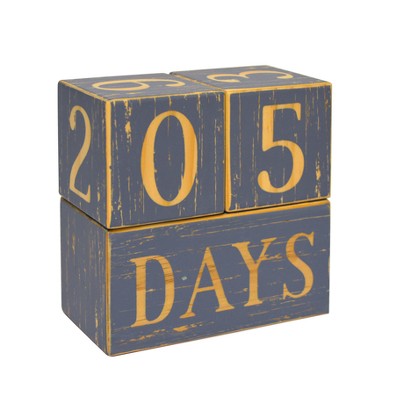 milestone wooden blocks