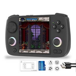 Anbernic RG Cubexx Retro Game Handheld 3.95" IPS Screen 128G Card Pre-Installed 5373 Games 3800mAh Supports 5G WiFi Bluetooth Online Fighting - 1 of 4