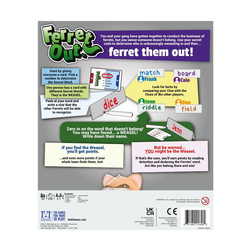 Ferret Out Board Game, 3 of 4