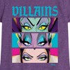 Girls' - Disney Villains - Villains Stacked Fitted Short Sleeve Graphic T-Shirt - 2 of 4