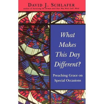 What Makes This Day Different? - by  David J Schlafer (Paperback)