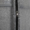 Household Essentials Hanging Zippered Garment Storage Bag with Clear Vision Front Set of 2 Graphite Gray: Polyester, 56" Height - 3 of 4