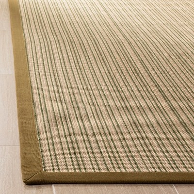 Handmade Red and Beige Cotton Striped Area Rug 3' x 5'