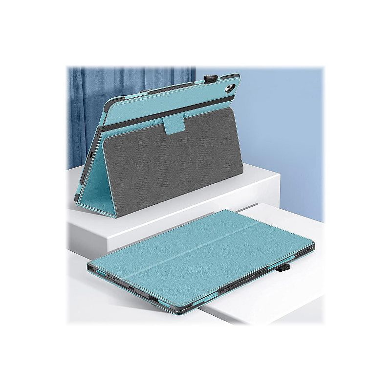 SaharaCase Bi-Fold Folio Case for Apple iPad 10.2" (9th Generation 2021) Aqua (TB00067), 5 of 7