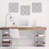Sweet Jojo Designs Boy or Girl Gender Neutral Unisex Fabric Photo Memo Board Trellis Grey and White - 2 of 3