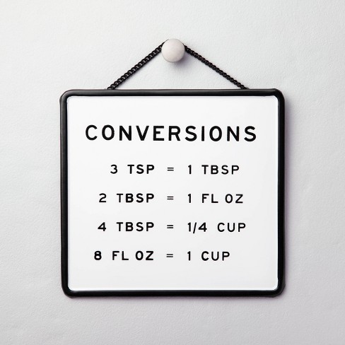 Download Kitchen Conversions Wall Sign Black White Hearth Hand With Magnolia Target