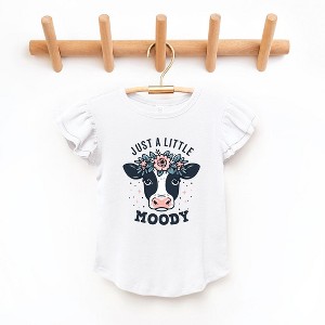 The Juniper Shop A Little Moody Toddler Flutter Sleeve Tee - 1 of 2