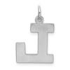Black Bow Jewelry Sterling Silver Amanda Collection Medium Block Style Initial L Pendant - 3 of 4
