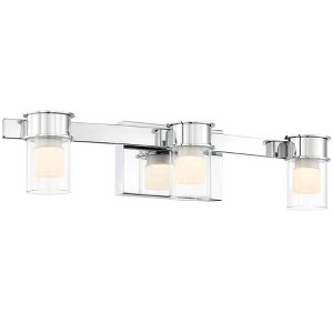 George Kovacs Lighting Herald Square 3 - Light Vanity in  Chrome - 1 of 1