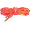 INSPIRE CHIC Tie-Dye Stars Flat Shoelaces for Sneakers Hiking Shoes 0.31'' 1 Pair - 2 of 4