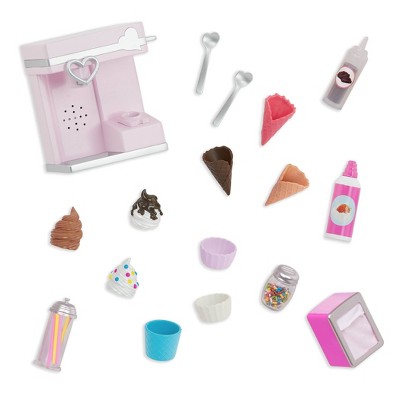 American girl doll store ice cream set