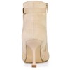 Allegra K Women's Pointed Toe Side Zip Stiletto Heel Ankle Boots - 4 of 4