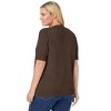 Woman Within Plus Size Perfect Elbow-Length Sleeve Cardigan - 3 of 4