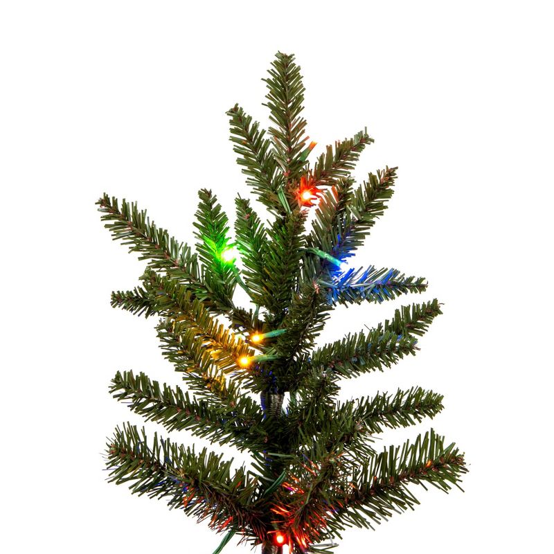 Vickerman Natural Fraser Fir Slim Artificial Christmas Tree, 4 of 7