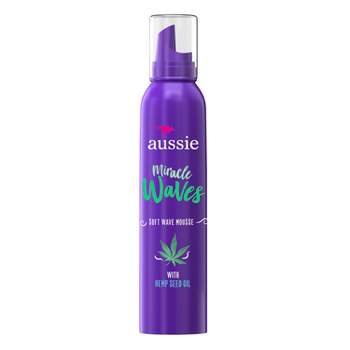 Aussie Miracle Waves Soft Foam Hair Mousse - 6oz