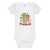 Everyday Kids Christmas Collection My First Christmas Gingerbread Girl Baby Onesie – Graphic Bodysuit. - 2 of 4
