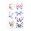 Unique Bargains Realistic Cartoon Butterfly Temporary Tatto Blue Purple 10 Pcs - 3 of 4