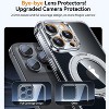 BONGEEK Magnetic Case for iPhone 15 Pro Max Case [360¡ã Ring Stand] Military Drop Protection Non-Yellowing Slim Thin h-Clear - 4 of 4