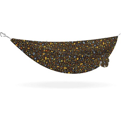 Kammok Roo Double Hammock with Stuff Sack | Waterproof Ripstop Nylon, Gear Loops | Lightweight for Camping and Backpacking
