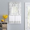 Ellis Country Floral Small Scale 1.5" Rod Pocket Floral Pattern with Ruffle Lace Edge Swag 58"x36" Multicolor - 2 of 4