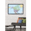 Trends International North America Map 2023 Framed Wall Poster Prints - 2 of 4